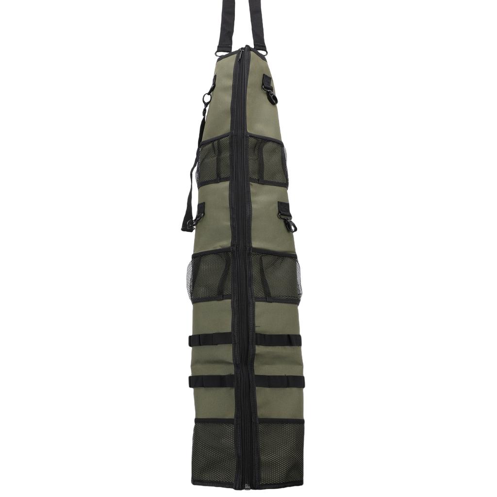 Camping Hanging Bag 600D Oxford Cloth Camp Storage Bag with Hanging Hooks Mesh Pockets for Home Office Picnic