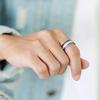 Anello Arcobaleno Multicolore Donna Uomo Lebian Gay Matrimonio Fidanzamento Regalo San Valentino Gioielli in Acciaio Inossidabile