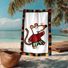 Ultra Soft Beach Towel with Maisy Mouse Theme,Ideal for Pool,Camping, Diving,Perfect Travel Essential, Vibrant Beach Towel.
