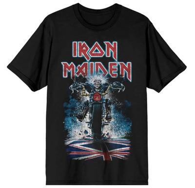 Iron Maiden Eddie Biker Tee for Heavy Metal Fans Who Love Band’s Powerful Design In Casual Wear