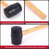 American Style Wood Handle Rubber Mallet - Shockproof Floor Laying & Home Decoration Tool