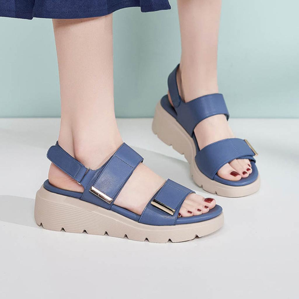 Women'S Summer Casual Walking Sandals Lightweight Cushioned Hiking Sandal Platform Shoes For Womens Slingback With Straps