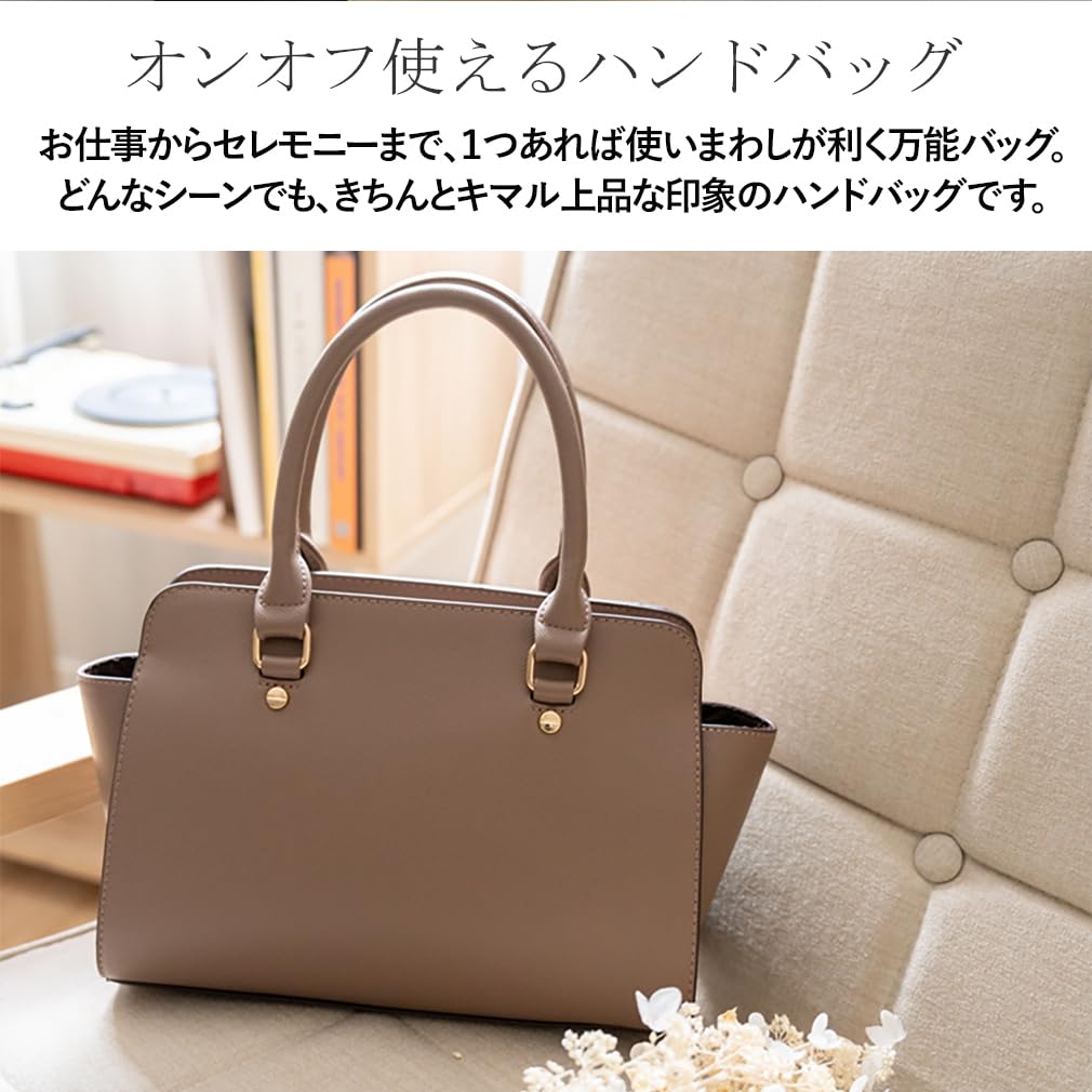 Vita Felice 2way Handbag for Women [VITAFELICE] Blpb-dh001n (light Gray)