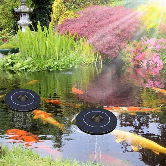 Oxygen Pump Solar Power Low Noise Ultra Silent Fountains Pond Aerator Oxygen