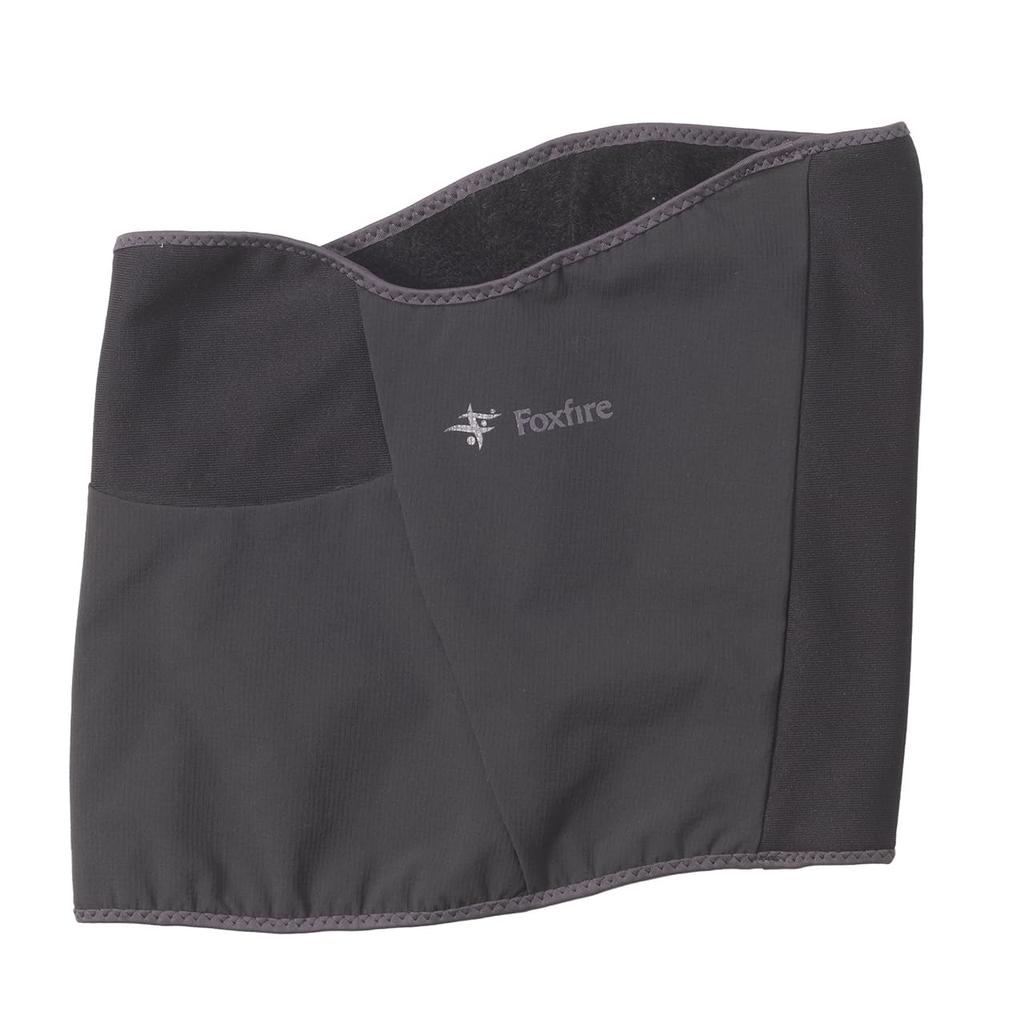 Foxfire Octalino Hide Neck Warmer, Black, F