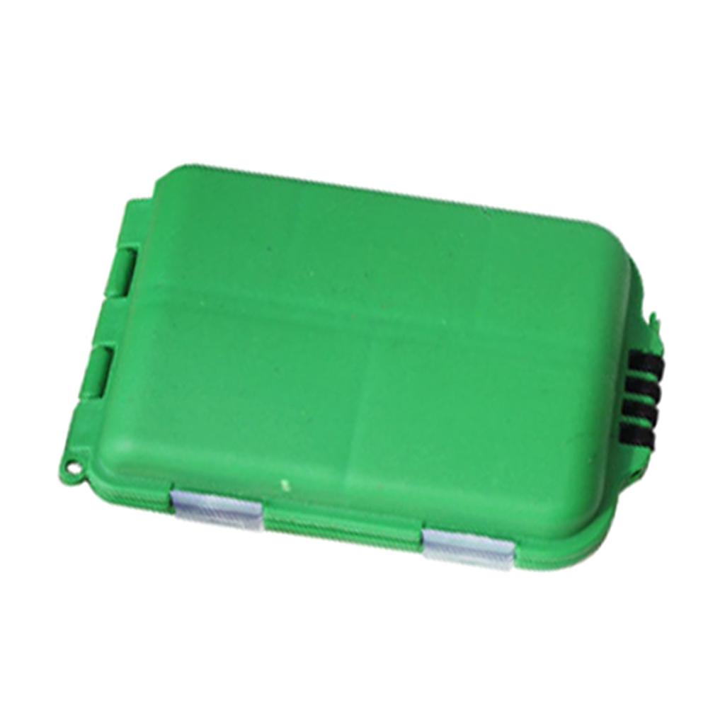 10 Compartments Fishing Lures Boxes Baits Storage Case Fishing Tackle Storage Trays Hook Organizers Waterproof Lures Box