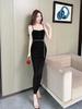 Nightclub Sexy Spaghetti Strap Bodycon Dress - Slimming Hip-Hugging Evening Gown for Women
