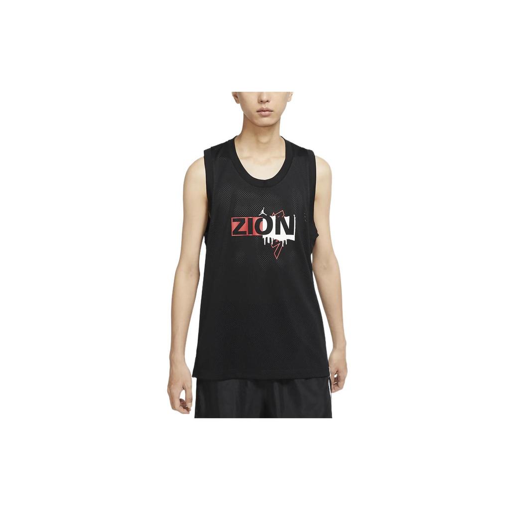Jordan Tank Tops Men's Black Crew Neck Moderate Straight Fit DX6583-010