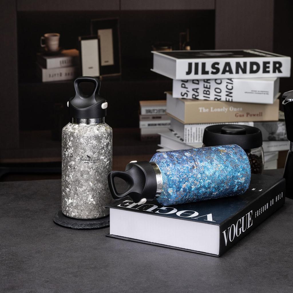 Boundless Voyage Titanium Water Vacuum 380ml for Everyday Outdoor and Camping Ti3257D Bottle, Insulated, Capacity, Lightweight, Durable, Rust-Proof,