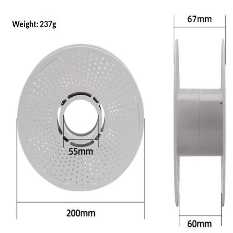 3D Printer Filament Empty Spool Porous Detachable Easy To Store Stackable Accessory for 3D Printing Workshop Use