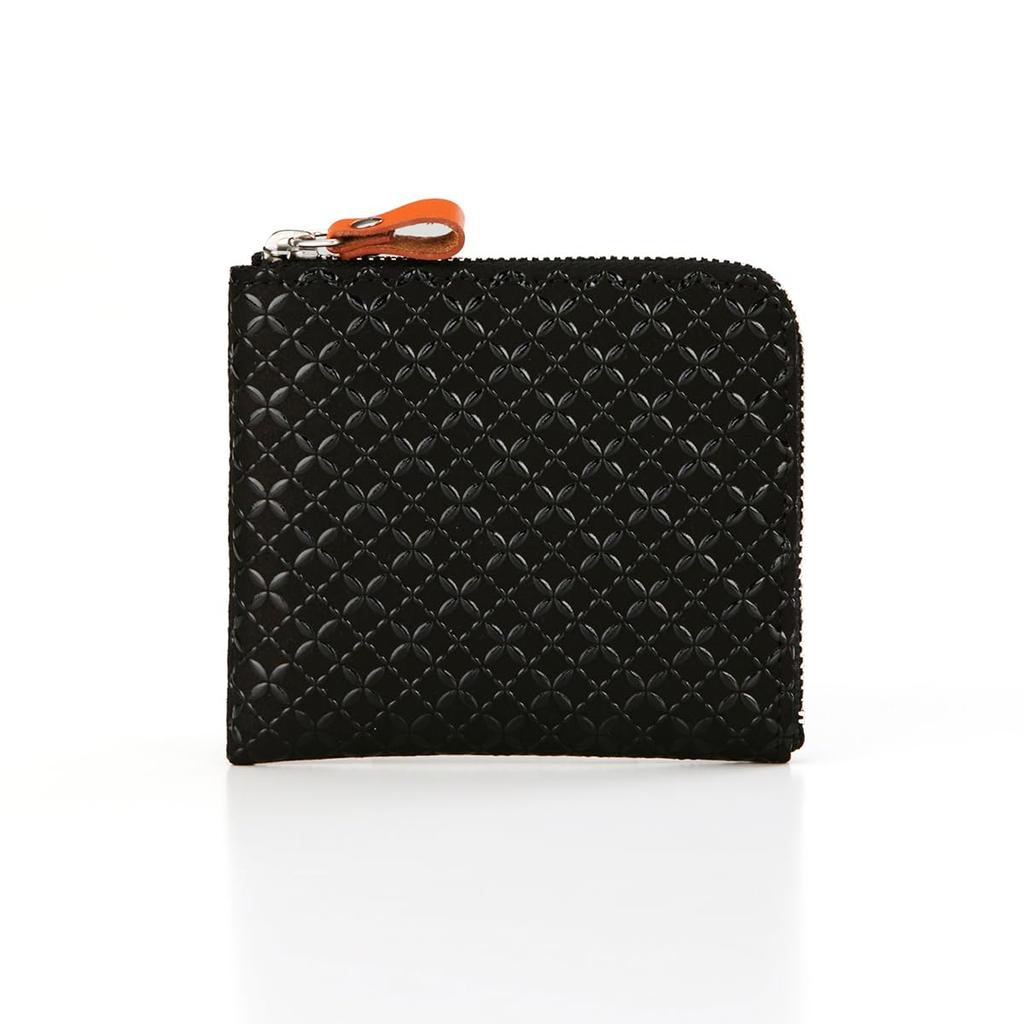 HISOCA F Coin Purse 11 9406 Shippo x Black [Inden-ya] [Inden-ya] INDEN-YA Tsunagi/Black