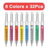 16-48Pcs Syringe Pens Retractable Fun Nurse Pens Novelty Multi Colors Medical Ballpoint Pens Gifts for Nurses Nursing StudentPen