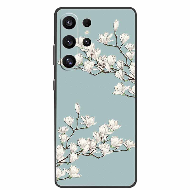 For Samsung Galaxy S26 Ultra Case 3D Relief Flower Emboss Silicone Funda For Samsung S26 Ultra S 26 Ultra Relief Cartoon Bumper