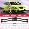 LHD Front Wiper Blades For SEAT Leon Cupra Mk2 1P 2005 - 2012 2x windshield 26"+26" Accessories 2006 2007 2008 2009 2010 2011