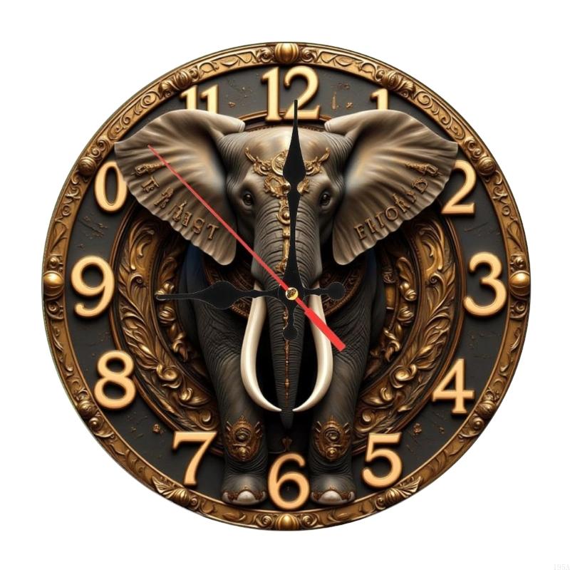 Modern Decorative Wall Analog Clock With Quiet Mechanism Customizable Acrylic Panel For Home Office Interior Styling