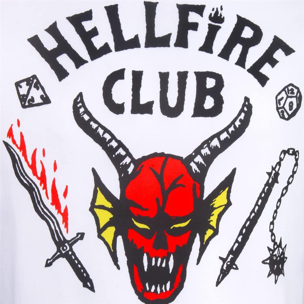 Stranger Thing S 4 Hellfire Club & Waffen Langarm-Oberteile für Männer
