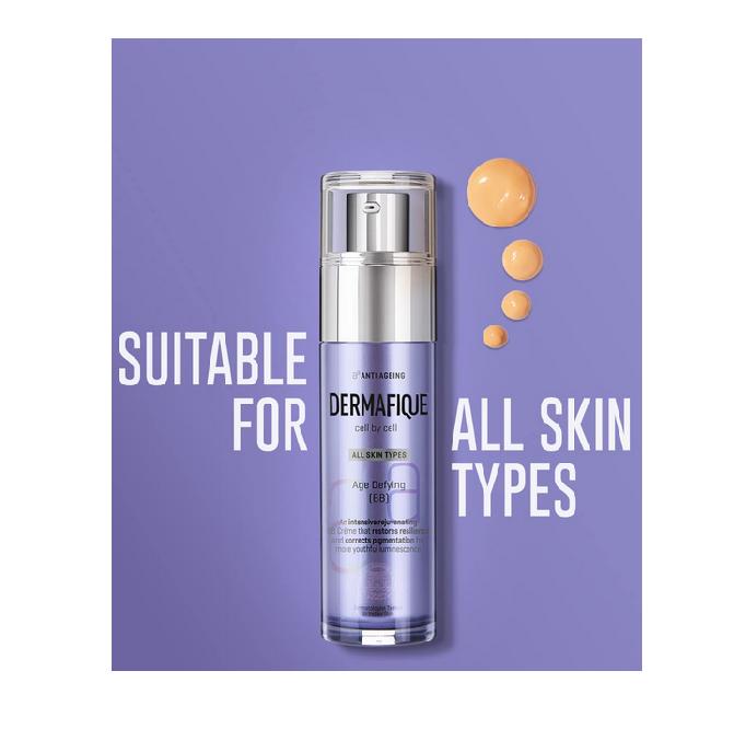 Dermafique BB Cream with Age Defying Properties - For All Skin Types - Made with Rare Swiss Apple Extracts- Visible Results in Just 2 Weeks 50g