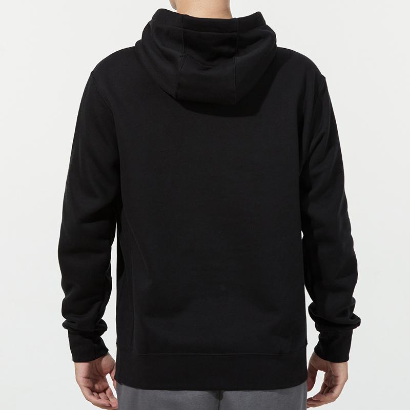 Nike NSW BB Hoodie With Swoosh Brand Riff Logo Pullover Men Hoodie Black DM2395-010