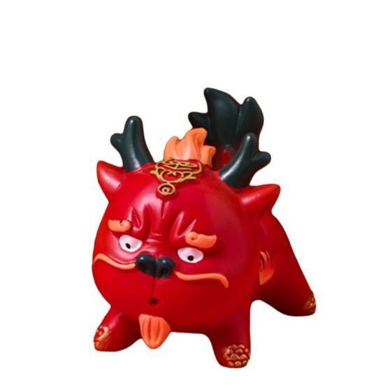 Halter im Sternzeichen-Stil, lebendige Farben, Cartoon-Drachen-Design, handgefertigte Harz-Dekoration, Telefonhalterung