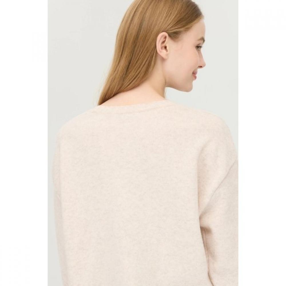 Benetton Lettering Embroidery Color Knit Bakpe4561