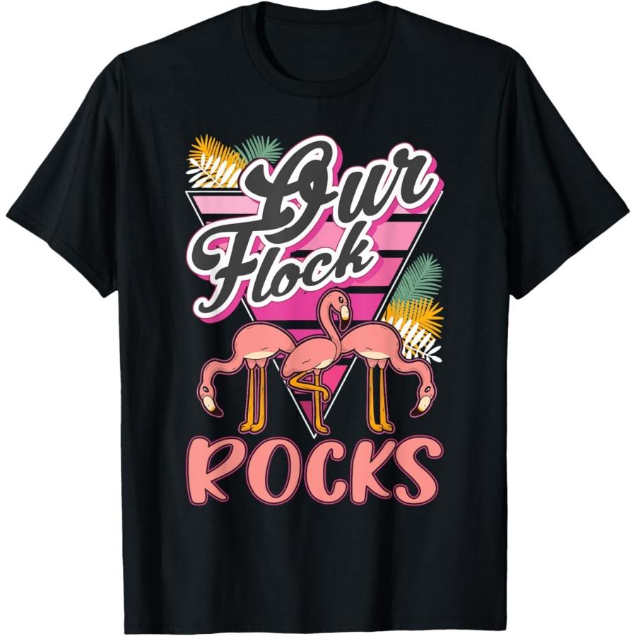Flamingo Our Flock Rocks T-Shirt XXXXXL чёрный