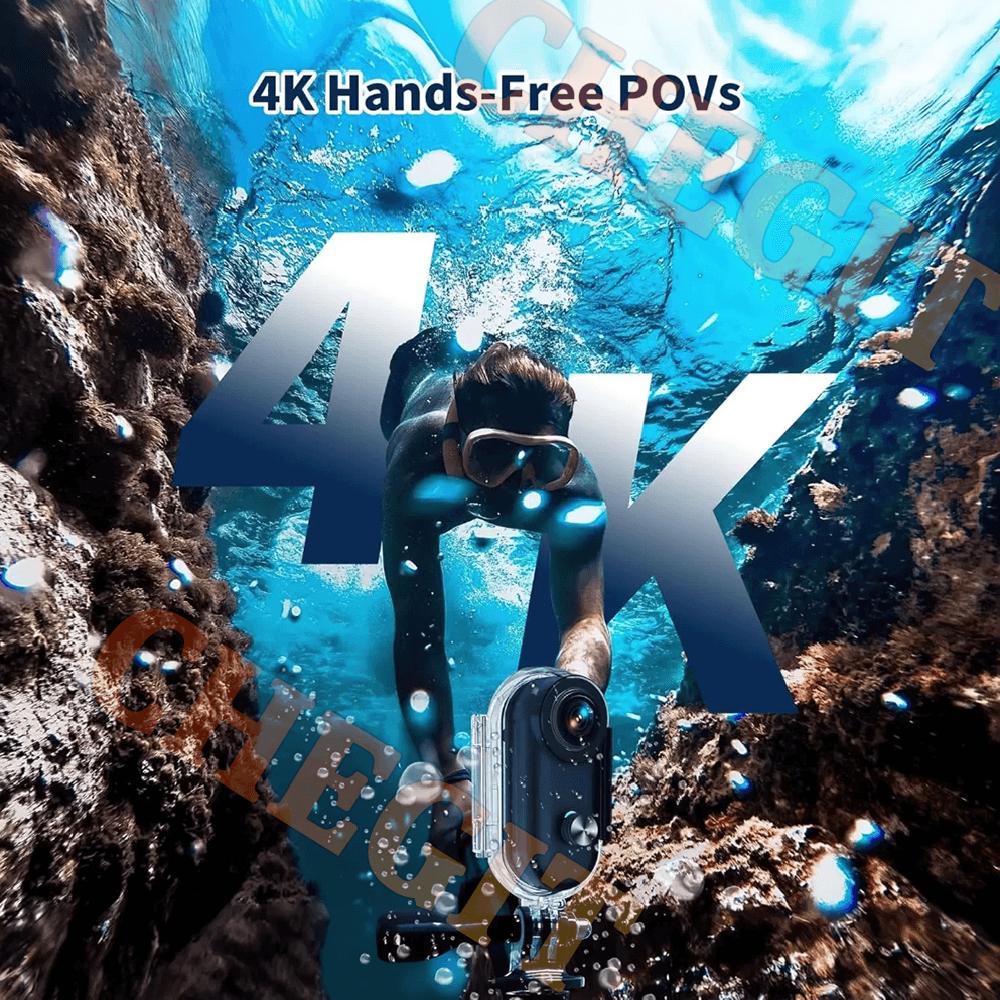 4K /1080P Motorcycle Mini Recorder Finger WIFI Action Camera Lightweight Motorcycle Road Sport Cam Bicycle Vlog Pet Body Camera