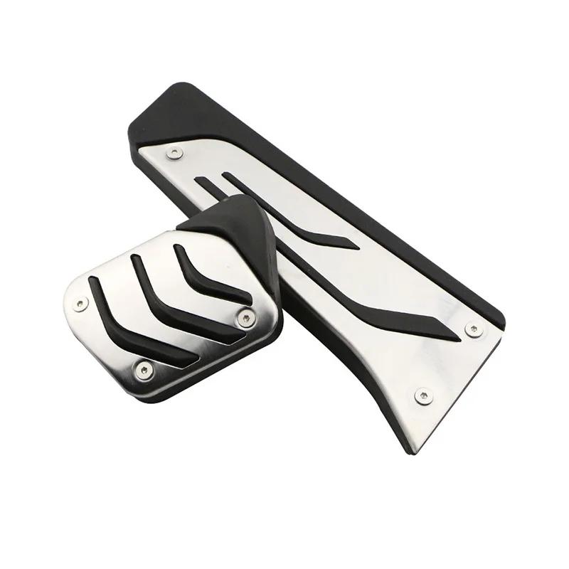 

For BMW 3 Series G20 G21 330i 330e 430i 440i - LHD Gas Brake Foot Pedal Cover Cap Footrest Pads Trim Kit No Drill Steel 2PCS