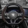 Carbon Fiber Leather Car Steering Wheel Cover For Alfa Romeo Giulia Stelvio Giulietta 159 147 156 Mito Sportiva Auto Accessories