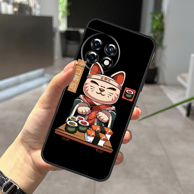 Japanisches Sushi Food Case Für OnePlus Nord N20 N30 CE 5 3 4 Lite OnePlus 15 13 12 11 10 Pro 10T 13T 13R 15R Hülle