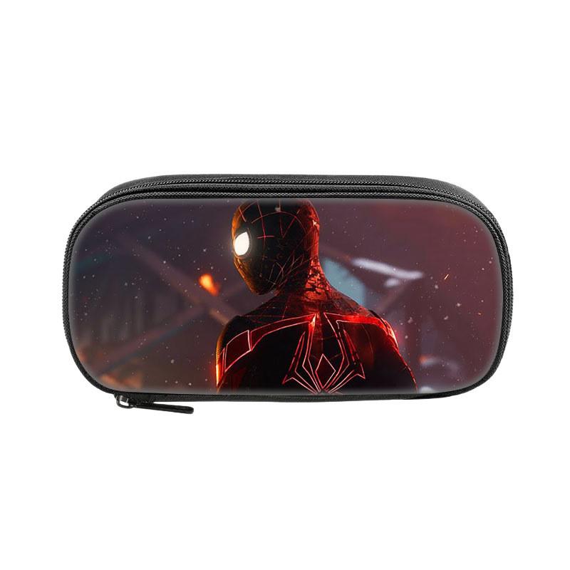 Spiderman Miles Morales Pencil Case With Polyester Material For Students And Gift Use