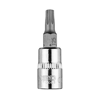 TORX TX25 Bit On 1/4" Socket, Short, 37 Mm