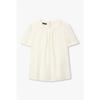 Women Front Pleats Silk Blouse A526103505