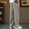 Jeep Men's Tencel Lyocell Loose Straight-Leg Casual Pants