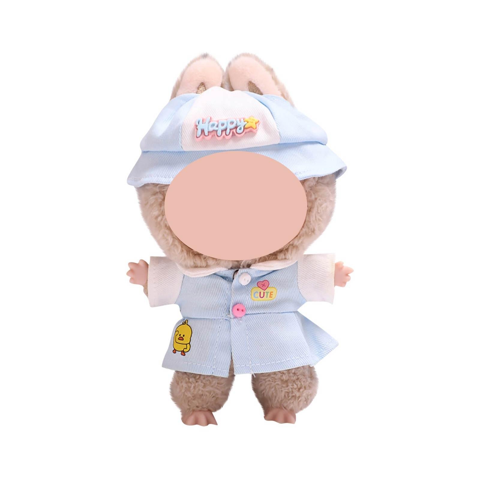 

Забавная одежда для кукол, плюшевые игрушки в стиле аниме и милые аксессуары,милые куклы одежда One Size синий