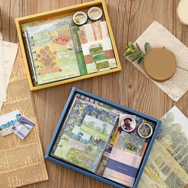 Writing Set with Multiple Accessories Including Notebook Stickers and Bookmarks for Creative Use and Daily Recording