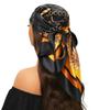 90*90cm Silk Scarf Scarftop Headwraps For Woman Fashion Four Seasons Hair Accessories Hijab Foulard Bandana Femme Headscarf