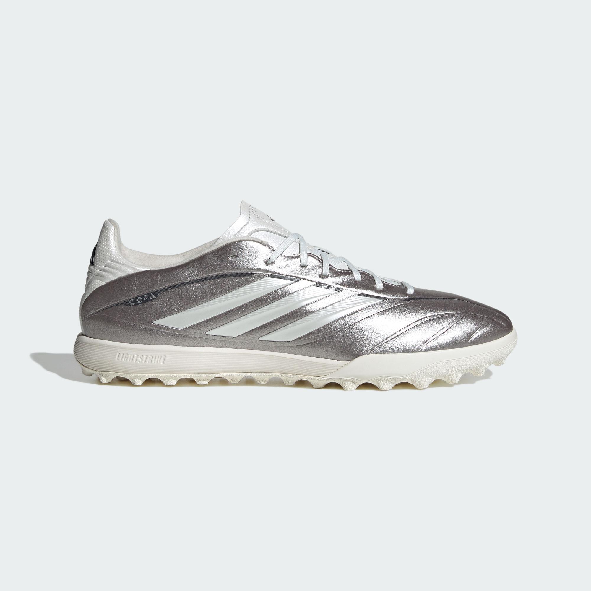 Adidas Copa Pure.4 Artificial Turf Soccer Shoes Unisex Silver Gray 44