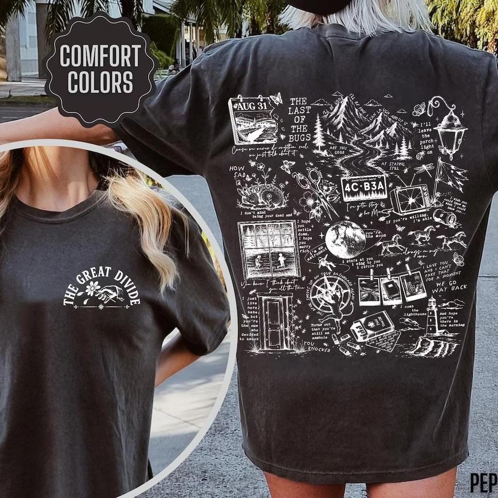 Retro Folk Music Inspired Shirt, Vintage Nature Graphic, Fan Gift
