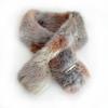 Female imitation mink hair cross lazy plush collar winter soft imitation fur cute fluffy scarf
