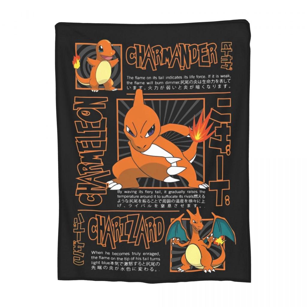 Pokemoned Pikachu Cartoon Fleece Blankets Funny Throw Blankets for Bed Sofa Couch 200x150cm Bedspreads