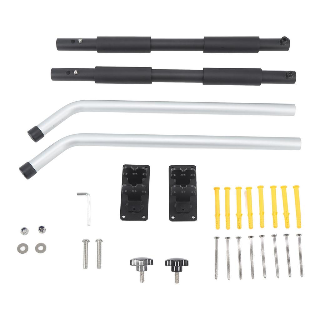 Wall Mount Rack 62‑102cm Adjustable 40KG Bearing Aluminum Alloy Holder Support Bracket for Toolbox