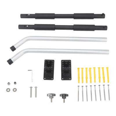 Estante de Montaje en Pared 62‑102cm Ajustable 40KG de Carga Soporte de Aleación de Aluminio Soporte para Caja de Herramientas
