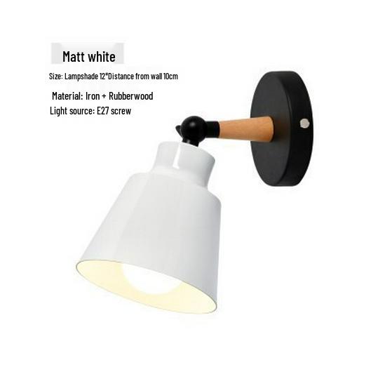 

Скандинавский Современный Настенный Светильник Макарон - Спальня, Ресторан, Коридор, Лестница и Гостиная E27 Ночник. Without Light Source