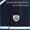 1Pcs 3D Metal Auto Door Shield Emblem Car Body Badge Sticker Styling For Alfa Romeo 147 159 Giulietta Giulia Mito Spider Alpha Nheadrest