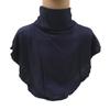 New Womens Muslim Modal Fake False Collar Islamic Hijab Extensions Turtleneck High Neck Cover Warmer Bright Solid Color Half Top
