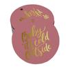 Inkdotpot Real Gold Foil Baby It's Cold Outside Baby Shower Tags Favor Hang Paper Tags 100