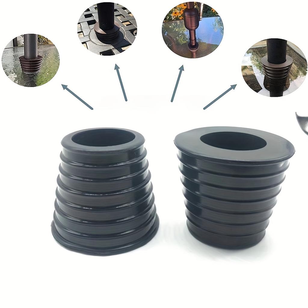 Umbrella Hole Ring Plug and Lid Set, Suitable for Glass Outdoor Terrace Table Deck Courtyard, Table Umbrella Hole Ring and Courtyard Table Umbrella