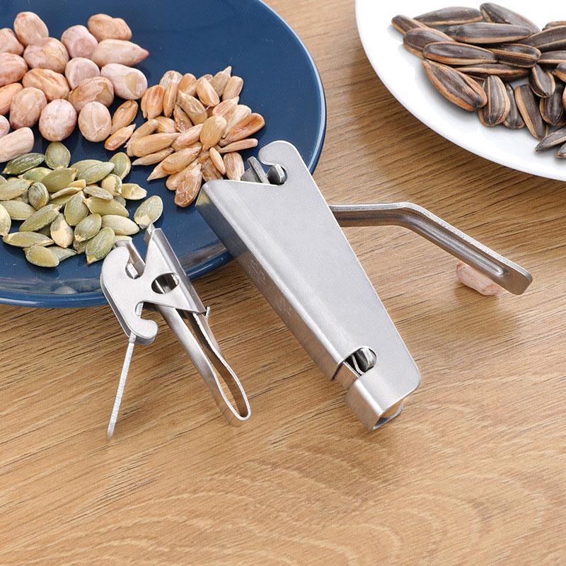 Stainless Steel Melon Seed Peeling Artifact Pine Nut Opening Device Melon Seed Peeler Peanut Sheller Shell Opener7
