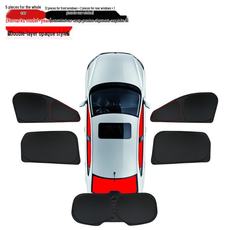 Chrysler 300C Car Sunshade: Sun Protection, Heat Insulation, Light Blocking, Privacy for Camping