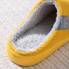 Cotton Slippers Women's Autumn and Winter Couple Home Slippers Indoor Confinement Shoes Warm Cotton Shoes Non-slip Cotton Tows Men's Autumn and Winter